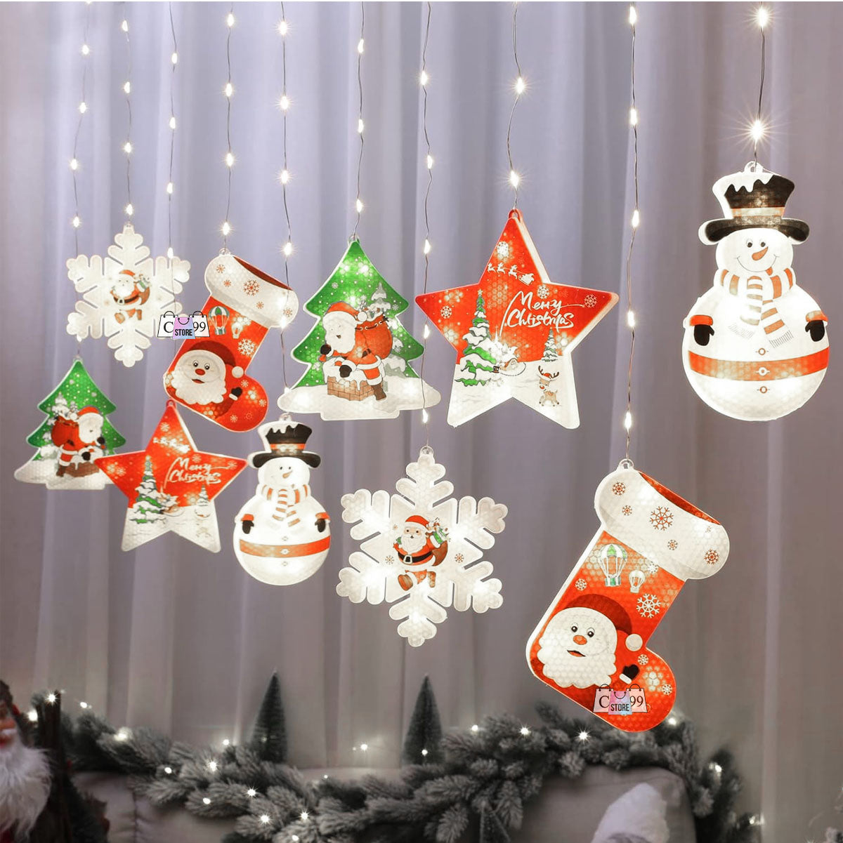 🎅 Decoraciones Navideñas con Luz LED